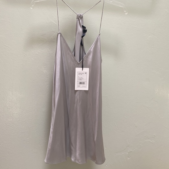 NWT Theory Draped Back Slip Top 100% Silk Size P - Picture 8 of 8